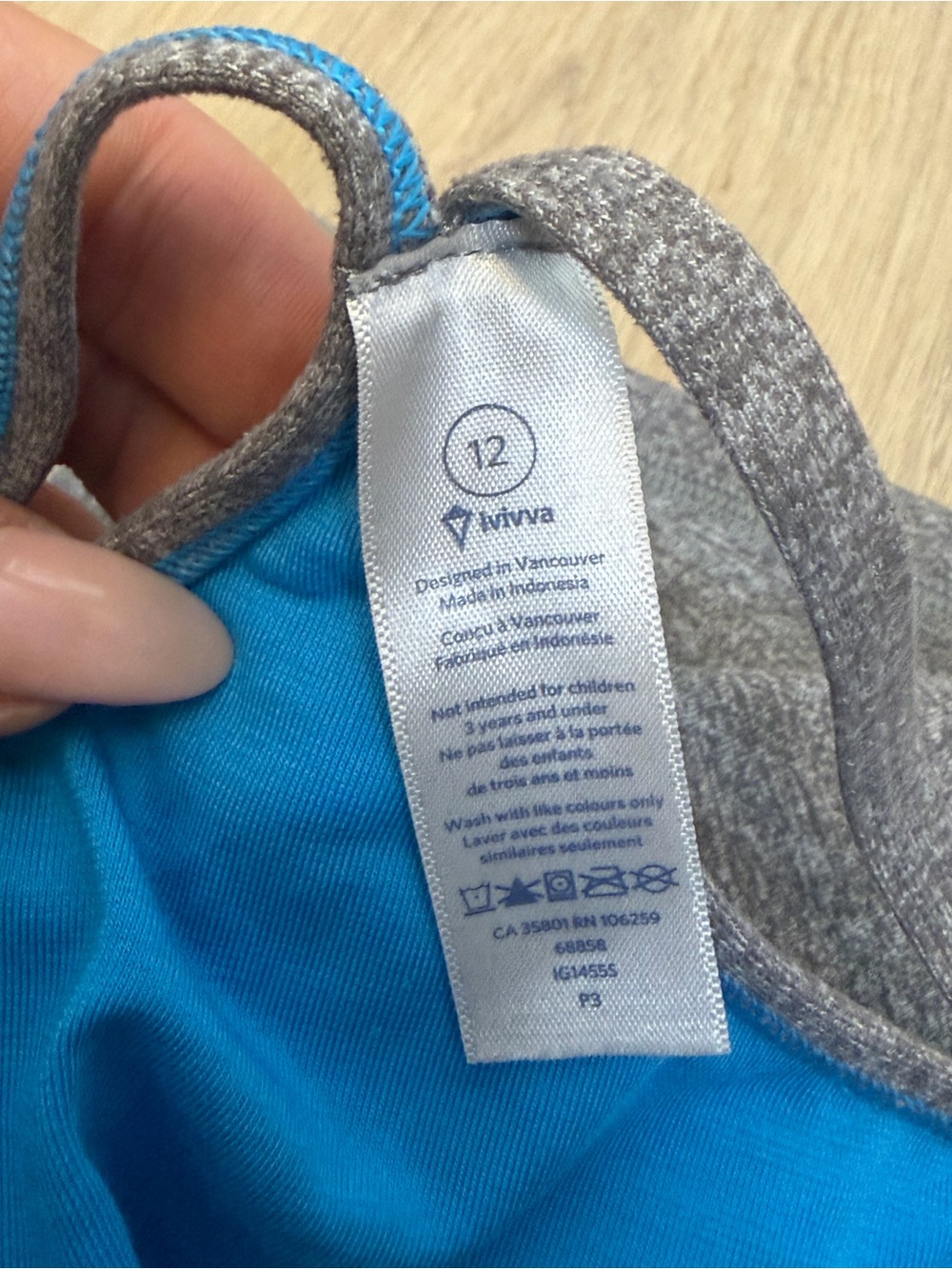 Ivivva Grey Racerback Tank Top - Picture 3 of 4